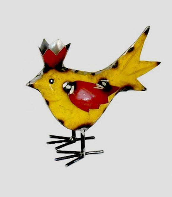 Yellow Bird w/ Crown