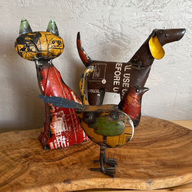 Recycled Metal Animals